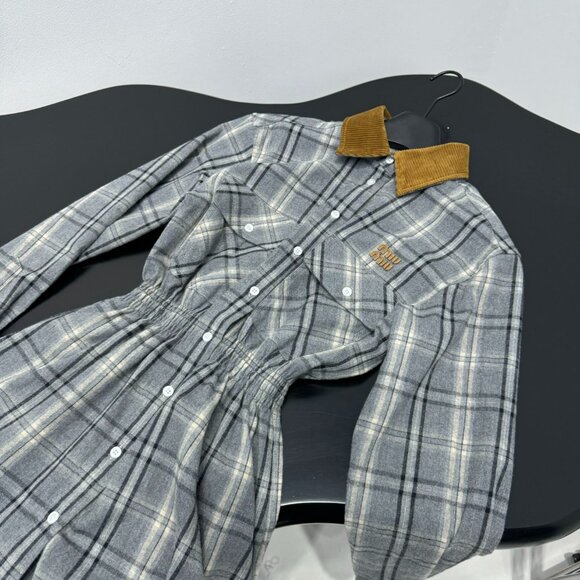 Miu Miu new flannel plaid dress - Picture 7 of 9